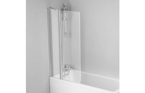 Распашная стеклянная шторка для ванны Am.Pm Gem W90BS-D3W5
