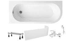 Готовое решение: акриловая ванна Lavinia Boho Art II с душевым гарнитуром Grohe Tempesta