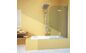 Распашная стеклянная шторка для ванны GuteWetter Lux Pearl GV-102A
