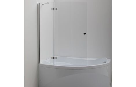 Распашная стеклянная шторка для ванны Aquanet Beta 2 NF7221-2
