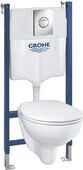 Комплект инсталляции Grohe Solido Compact и унитаза Grohe Bau Ceramic