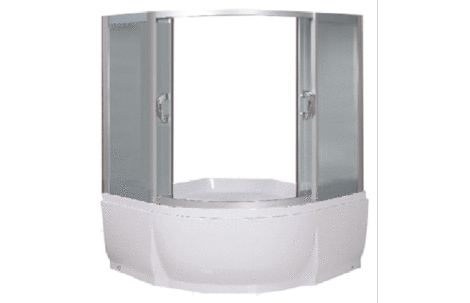 Раздвижная стеклянная шторка для ванны River Eger
