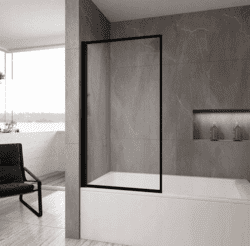 Неподвижная стеклянная шторка для ванны Rea Lagos Fix