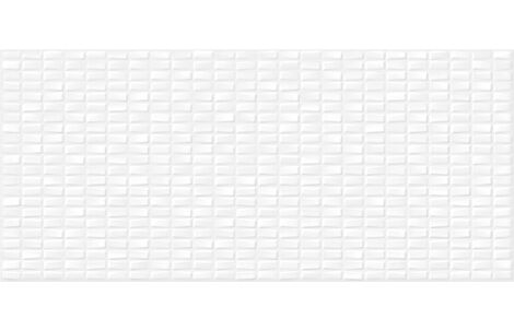 Cersanit Pudra мозаика рельеф белый 44x20