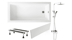 Готовое решение: акриловая ванна Lavinia Boho Element с душевой системой Timo Torne SX-4320
