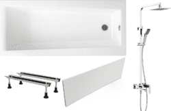 Готовое решение: акриловая ванна Lavinia Boho Rock с душевой системой Timo Torne SX-4320