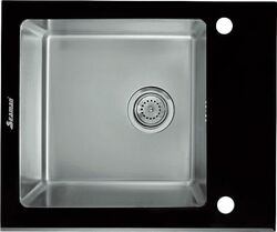 Стальная кухонная мойка Seaman Eco Glass SMG-610