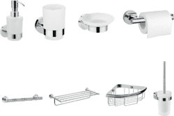 Набор аксессуаров для ванной и туалета Hansgrohe Logis Universal 03.6