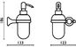 Дозатор для жидкого мыла Bagno & Associati Regency RE12751/12792