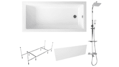 Готовое решение: акриловая ванна Lavinia Boho Element с душевой системой Weltwasser TS 5280