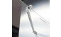 Распашная стеклянная шторка для ванны GuteWetter Trend Pearl GV-862A