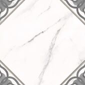 Cersanit Gretta узоры белый рельеф 29.8x29.8
